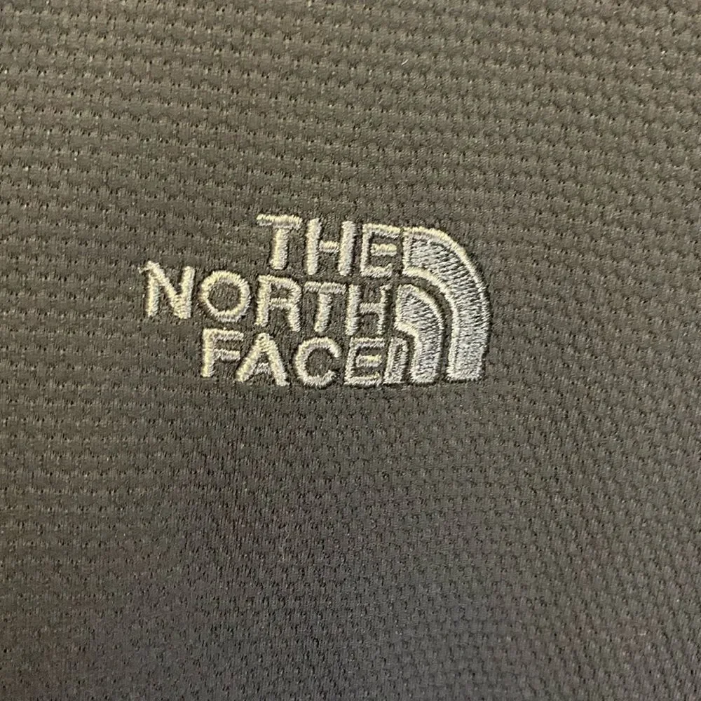 The North Face TKA Stealth Men's Black Mesh Fleece Full Zipper Jacket Size XL